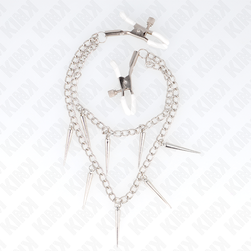 KINK - PINCES À METELIER AVEC CHAÎNES À POINTES 30 CM – Image 2