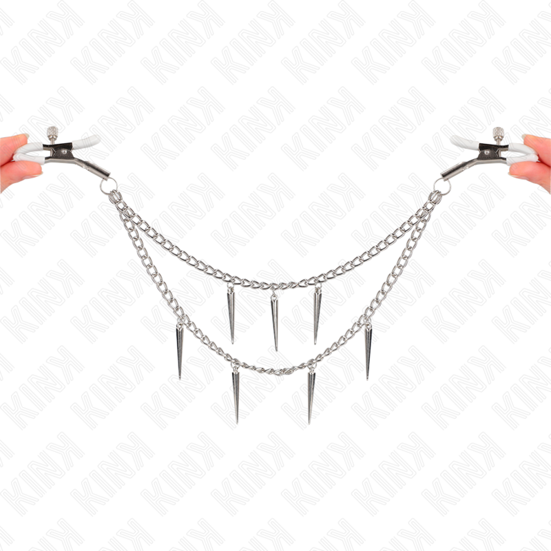 KINK - PINCES À METELIER AVEC CHAÎNES À POINTES 30 CM – Image 4