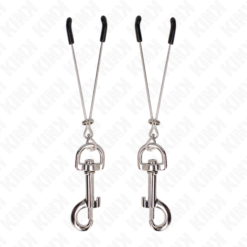 KINK - PINCE À METON CROCHET FIN ARGENT 7 CM – Image 2