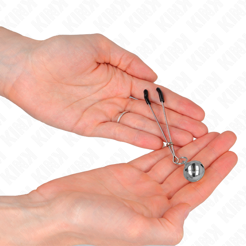 KINK - PINCES À TÉLÉPHONE MINCE CLOCHE ARGENT 7 CM – Image 3
