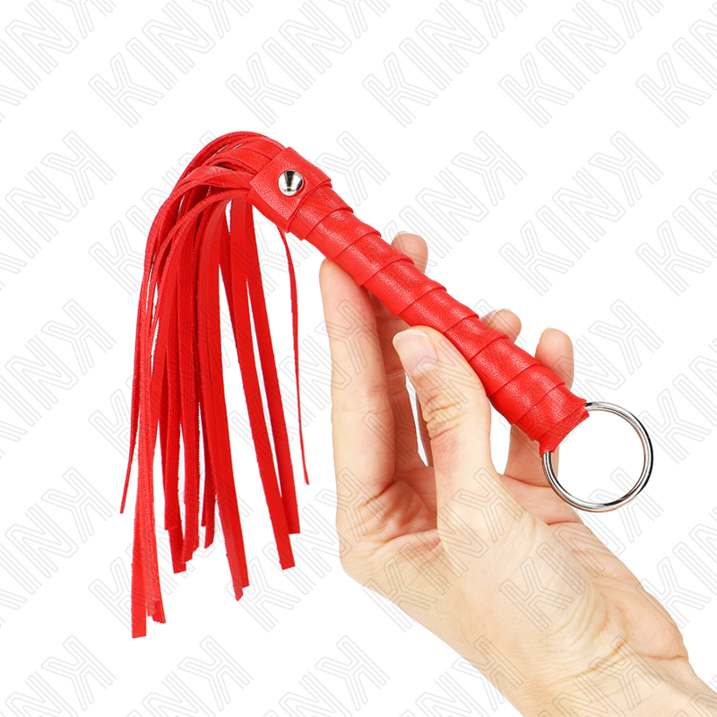 KINK - MINI FOUET SIMPLE ROUGE 28 CM – Image 2