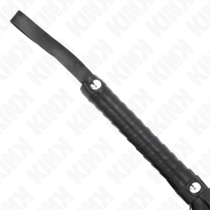 KINK - Fouet à queue large noir 48,5 CM – Image 4