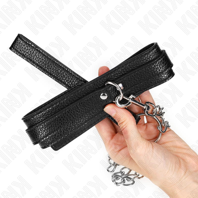 KINK - COLLIER MOTIF SERPENT AVEC LAISSE 65 CM – Image 5