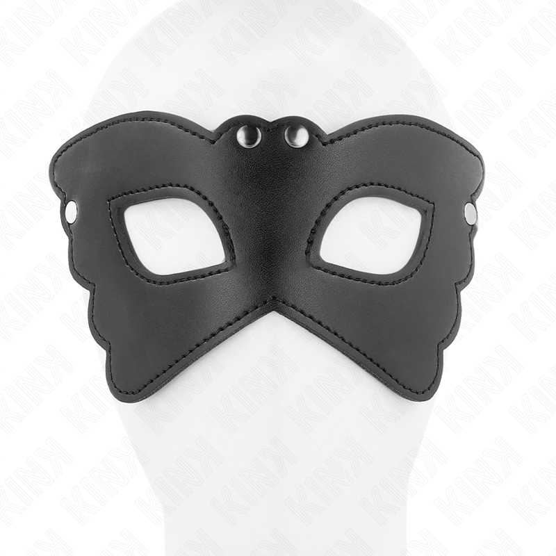 KINK - MASQUE EN CUIRETTE FORME PAPILLON 20 x 9 CM – Image 4