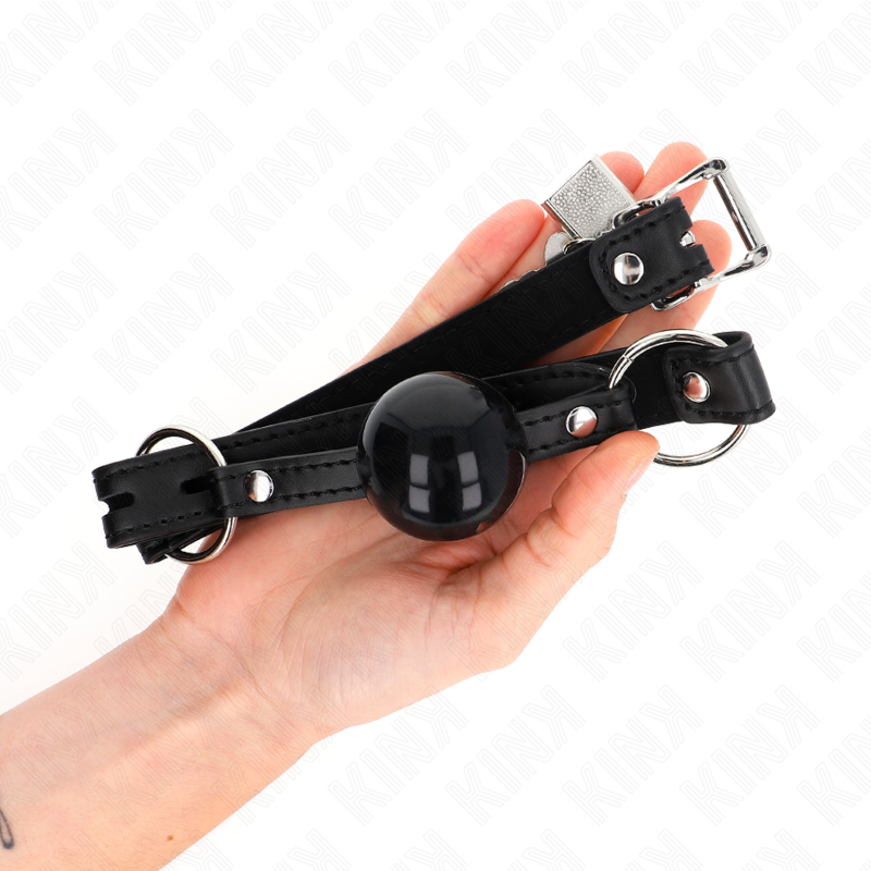 KINK - BÂTON TPE BALLE 4 CM AVEC SERRURE NOIRE 60 x 2 CM – Image 3