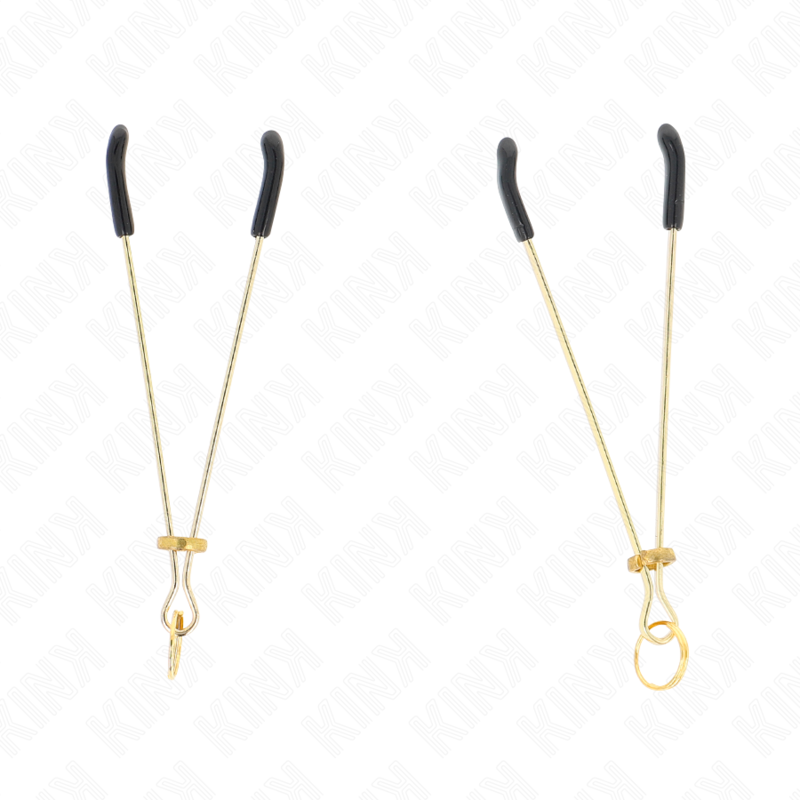 KINK - PINCES À MATELONS FINES OR 7 CM – Image 2