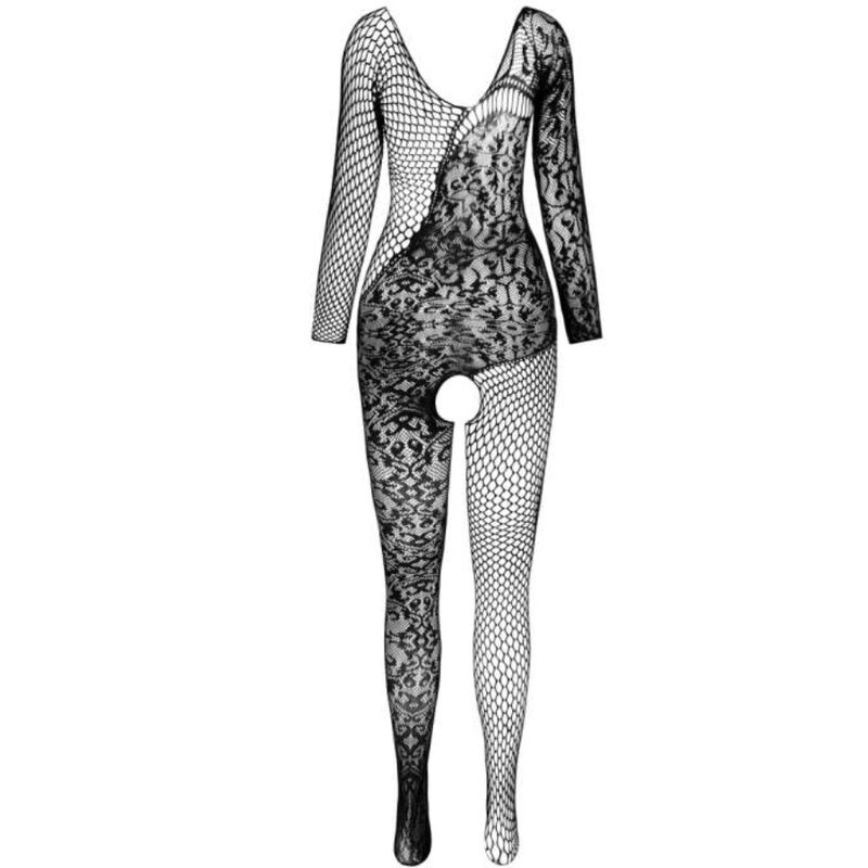 PASSION - BS 107 BODYSTOCKING NOIR TAILLE UNIQUE – Image 3