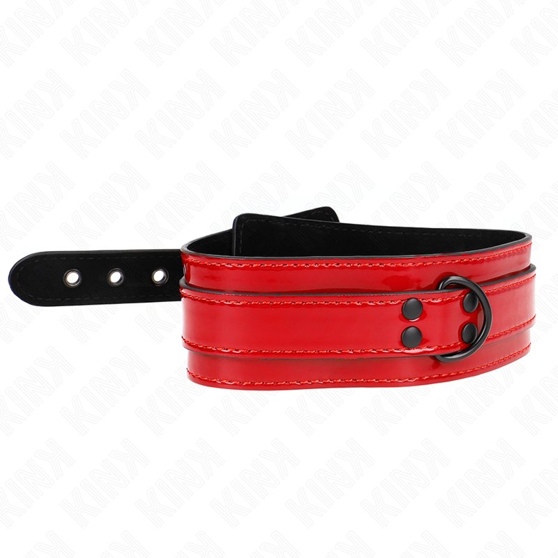KINK - COLLIER AJUSTABLE ROUGE VIN 37,5-49,5 CM X 5 CM – Image 2
