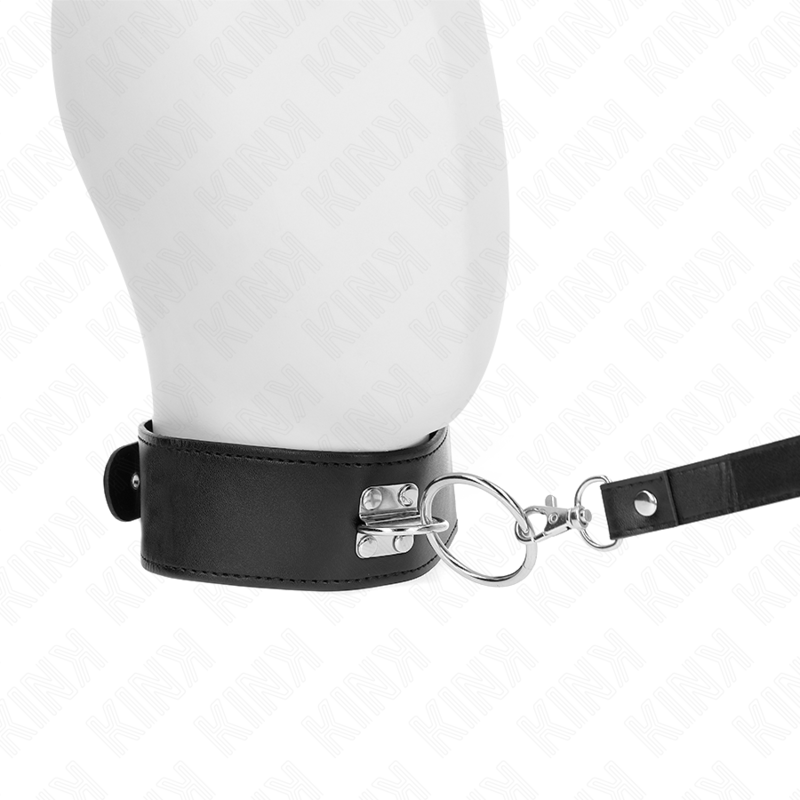 KINK - LAISSE CLOUTÉE 116 CM COLLIER AVEC SANGLE EN CUIR 50 X 5 CM – Image 2