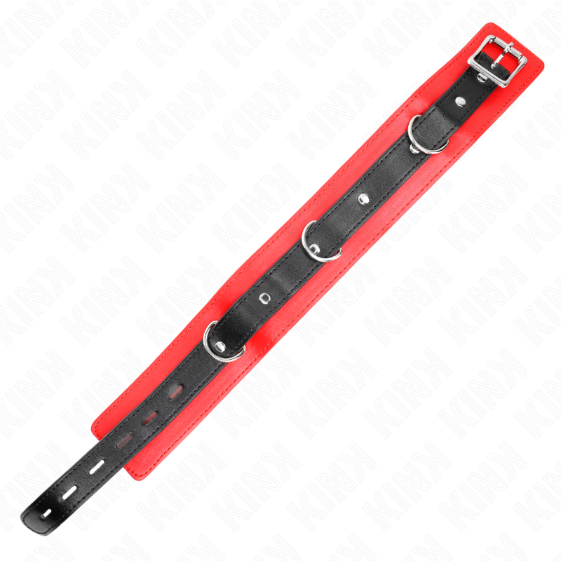 KINK - COLLIER AVEC CEINTURE 65 CM AVEC SANGLE ROUGE 54 X 4,5 CM – Image 6