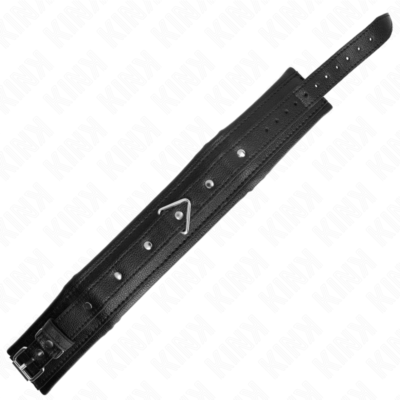 KINK - COLLIER AVEC BRACELET IMITATION CUIR ÉPONGE MODÈLE 1 RÉGLABLE 37-54 CM X 3 CM – Image 6