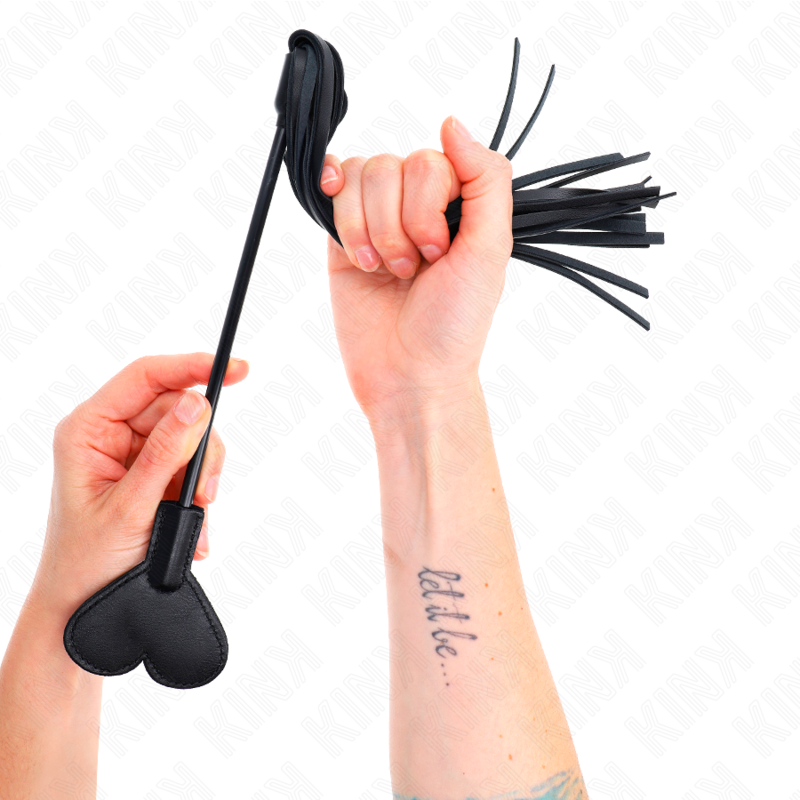 KINK - FOUET GAMME AVEC COEUR PANDEL 35 CM – Image 4