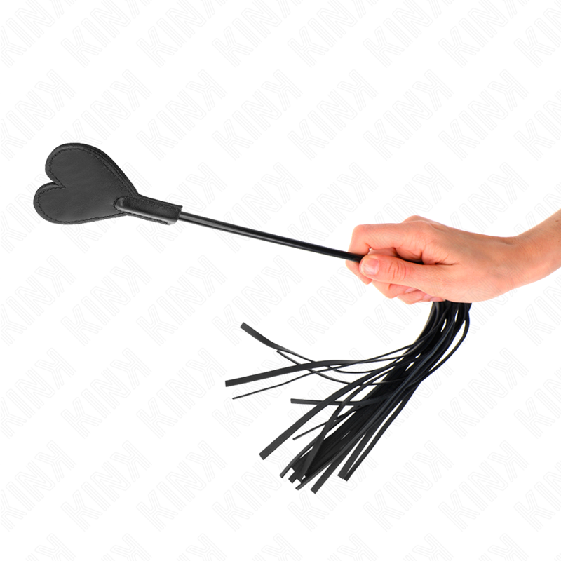 KINK - FOUET GAMME AVEC COEUR PANDEL 35 CM – Image 3