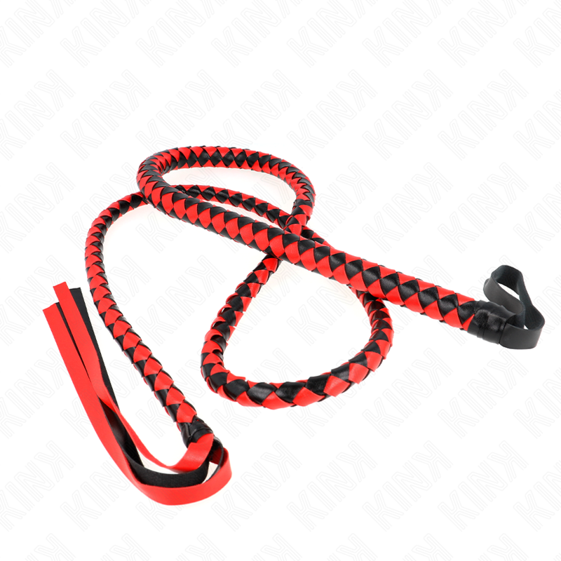 KINK - FOUET LONG SERPENT ROUGE 210 CM – Image 3