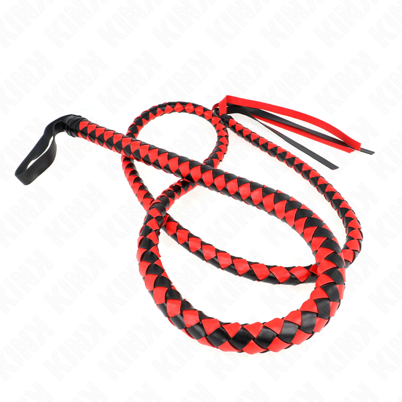 KINK - FOUET LONG SERPENT ROUGE 210 CM – Image 2