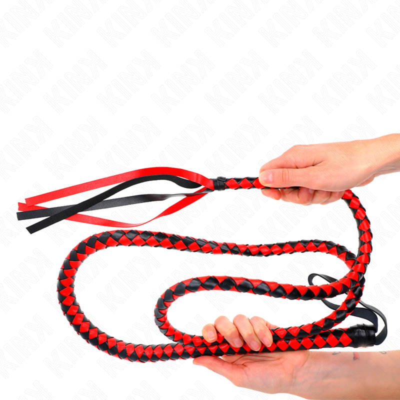 KINK - FOUET LONG SERPENT ROUGE 210 CM – Image 5
