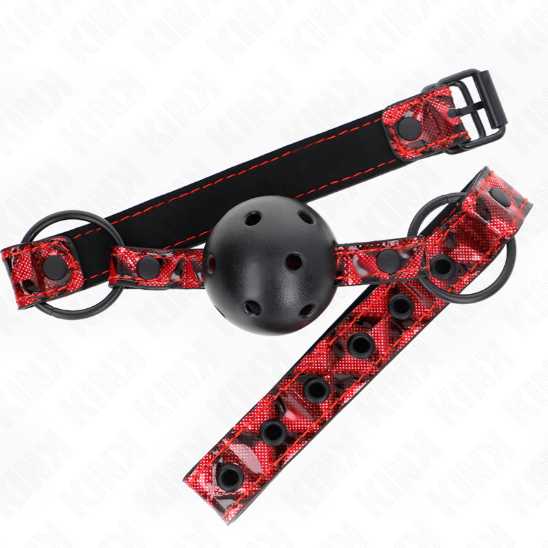 KINK - BOULE MOTIF DIAMANT 4,5 CM GAG MODÈLE 2 64,5 CM RÉGLABLE 42-60 CM – Image 2