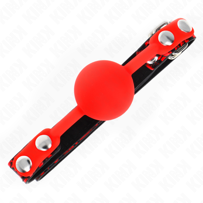 KINK - BOULE EN SILICONE 4 CM GAG MODÈLE 2 60 x 2 CM – Image 3