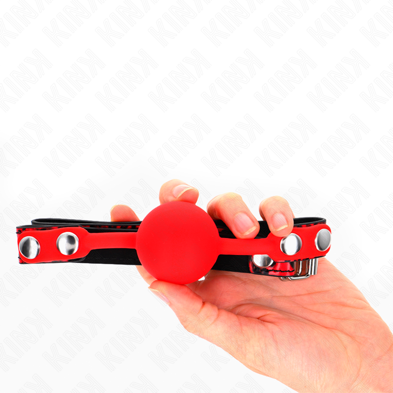 KINK - BOULE EN SILICONE 4 CM GAG MODÈLE 2 60 x 2 CM – Image 5