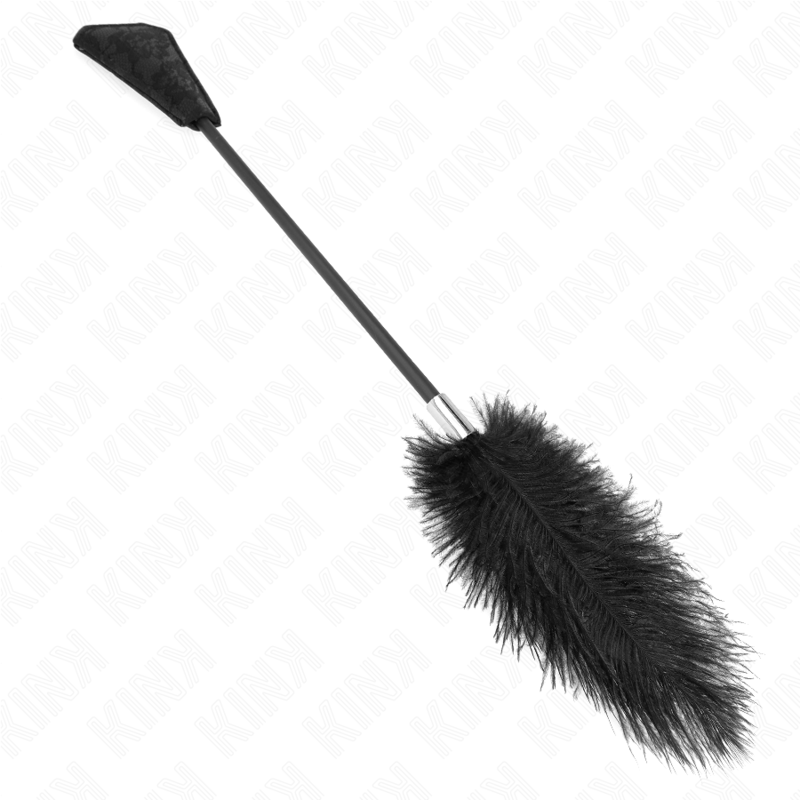KINK - PLUMES D'AUTRUCHE POUR TICKLE AVEC PALETTE DENTELLE 56 CM – Image 2