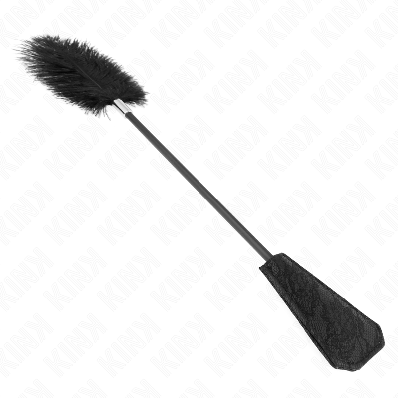 KINK - PLUMES D'AUTRUCHE POUR TICKLE AVEC PALETTE DENTELLE 56 CM – Image 3