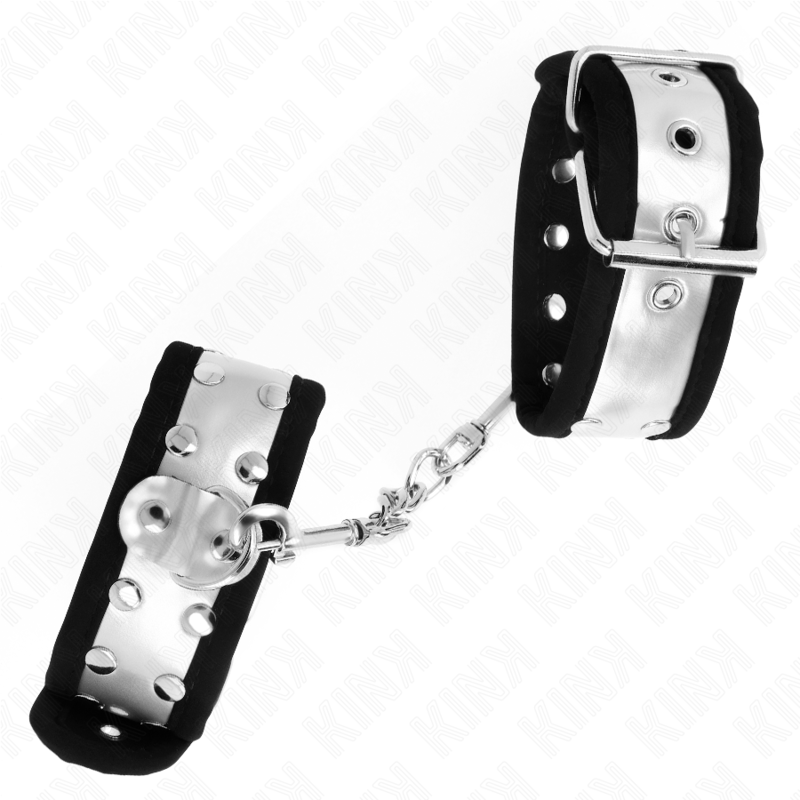 KINK - APPUI-POIGNETS FINS NOIR / ARGENT 30 X 4 CM – Image 2