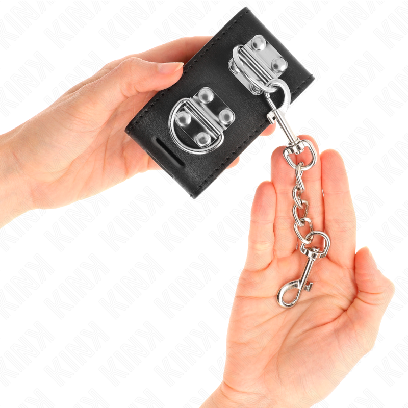 KINK - APPUI-POIGNETS MULTIPOSITIONS AVEC FERMETURE PAR CADENAS NOIR AJUSTABLE 16-23 CM X 5,5 CM – Image 3