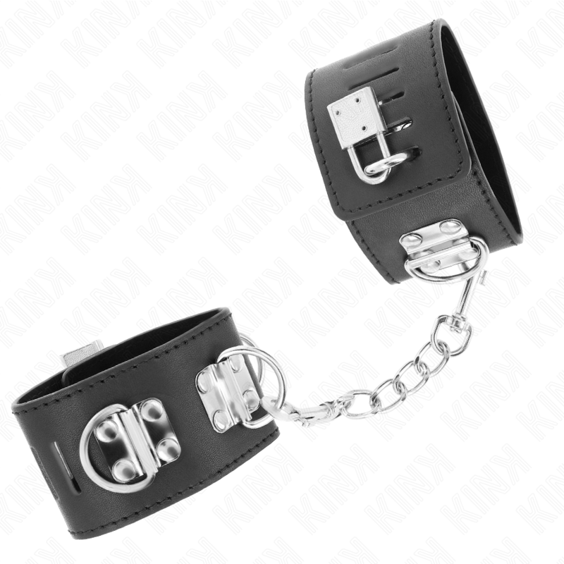 KINK - APPUI-POIGNETS MULTIPOSITIONS AVEC FERMETURE PAR CADENAS NOIR AJUSTABLE 16-23 CM X 5,5 CM – Image 2