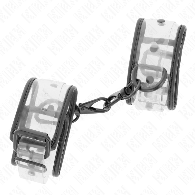 KINK - POIGNETS TRANSPARENTS AJUSTABLES 18-30 CM X 5,5 CM – Image 2