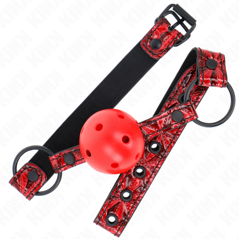 KINK - BOULE MOTIF DIAMANT 4,5 CM GAG MODÈLE 1 64,5 CM RÉGLABLE 42-60 CM – Image 2