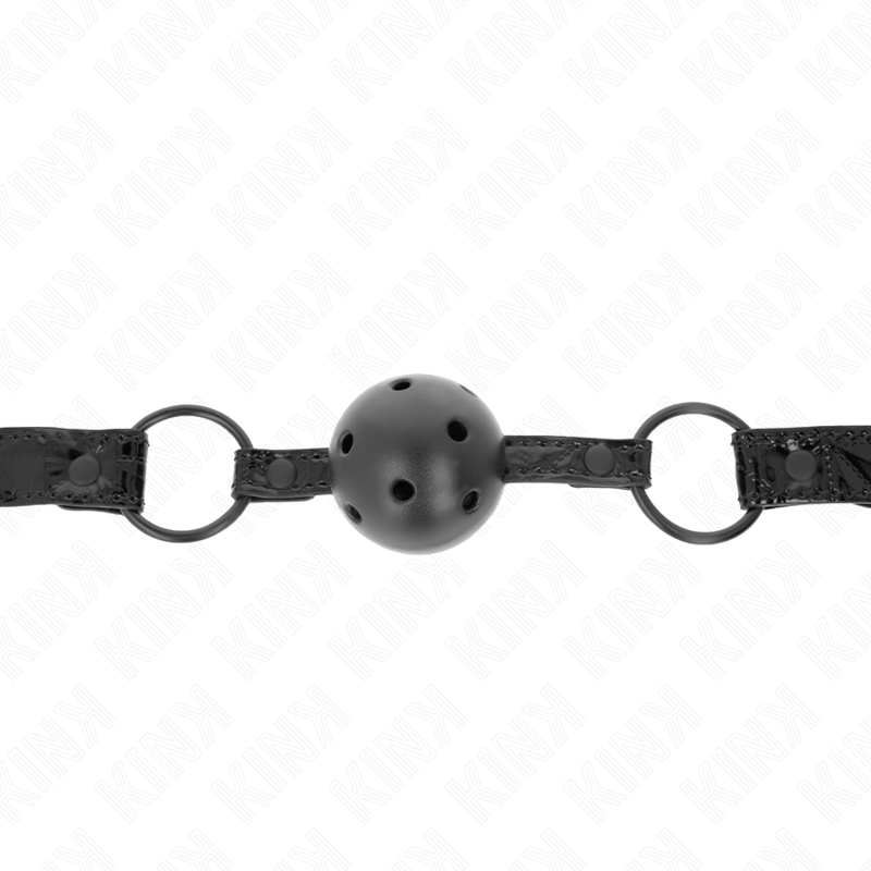 KINK - BOULE MOTIF DIAMANT 4,5 CM GAG MODÈLE 3 64,5 CM RÉGLABLE 42-60 CM – Image 3