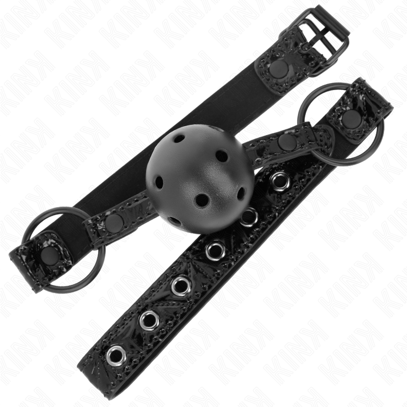 KINK - BOULE MOTIF DIAMANT 4,5 CM GAG MODÈLE 3 64,5 CM RÉGLABLE 42-60 CM – Image 2