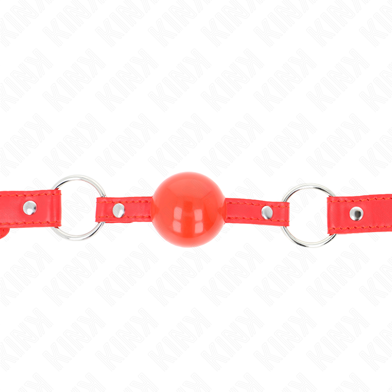 KINK - BÂILLON TPE BALLE 4 CM AVEC ROJO LOCK 60 x 2 CM – Image 3