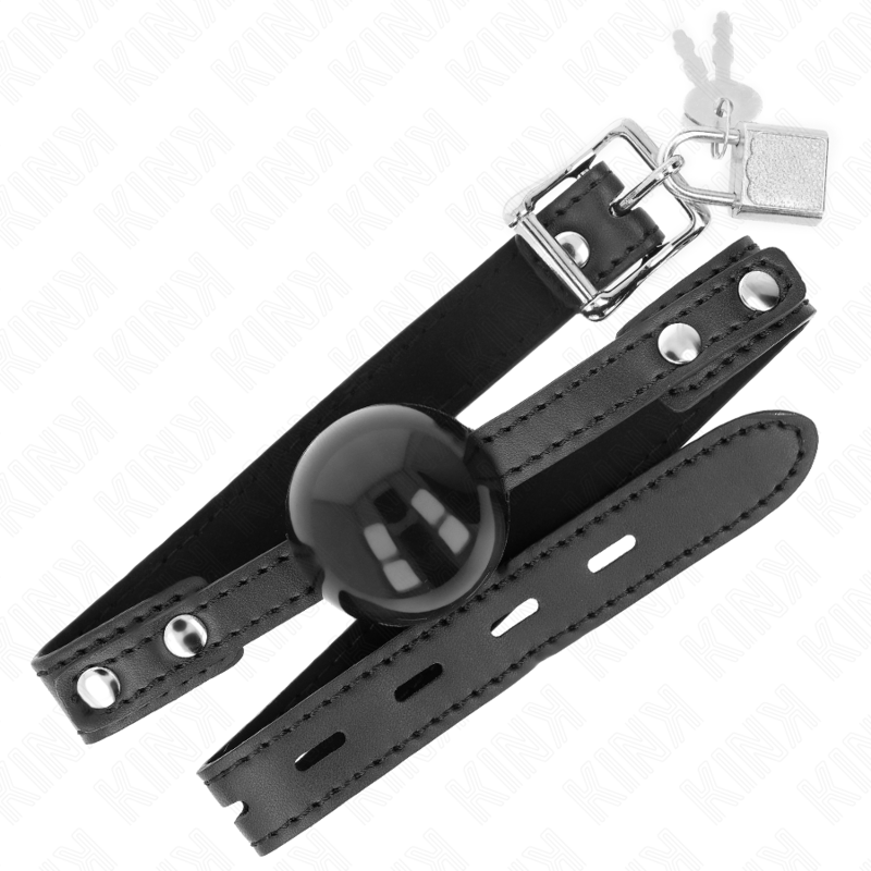 KINK - BALLE TPE SOUPLE 4 CM GAG MODÈLE 3 60 x 2 CM RÉGLABLE 37-52 CM – Image 2