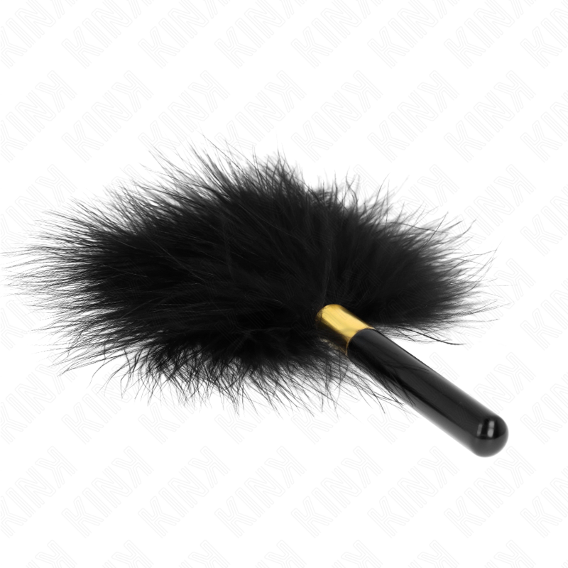 KINK - PLUMES CHACOULES EN MÉTAL DORÉ NOIR 18 CM – Image 2