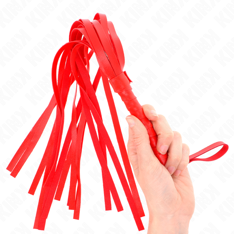 KINK - FOUET SIMPLE ROUGE 45 CM – Image 3