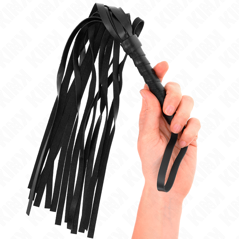 KINK - FOUET SIMPLE NOIR 45 CM – Image 3