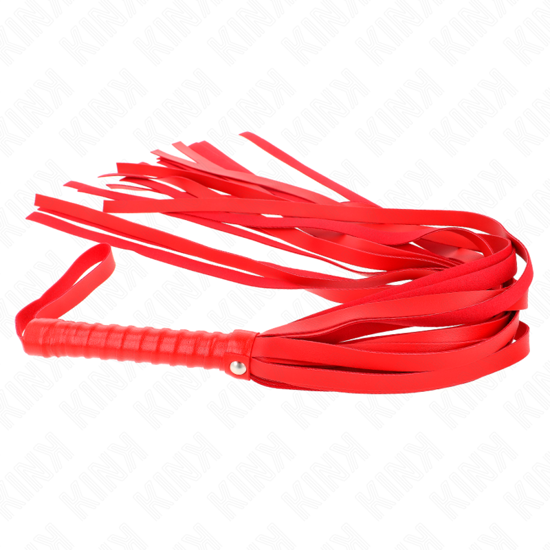 KINK - FOUET ROUGE MANCHE COURT LONG QUEUE 70 CM – Image 5