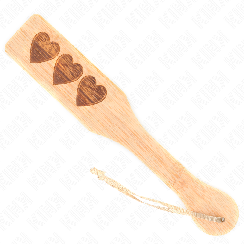 KINK - PALETTE EN BAMBOU DESIGN COEUR 32 X 5,5 CM – Image 2