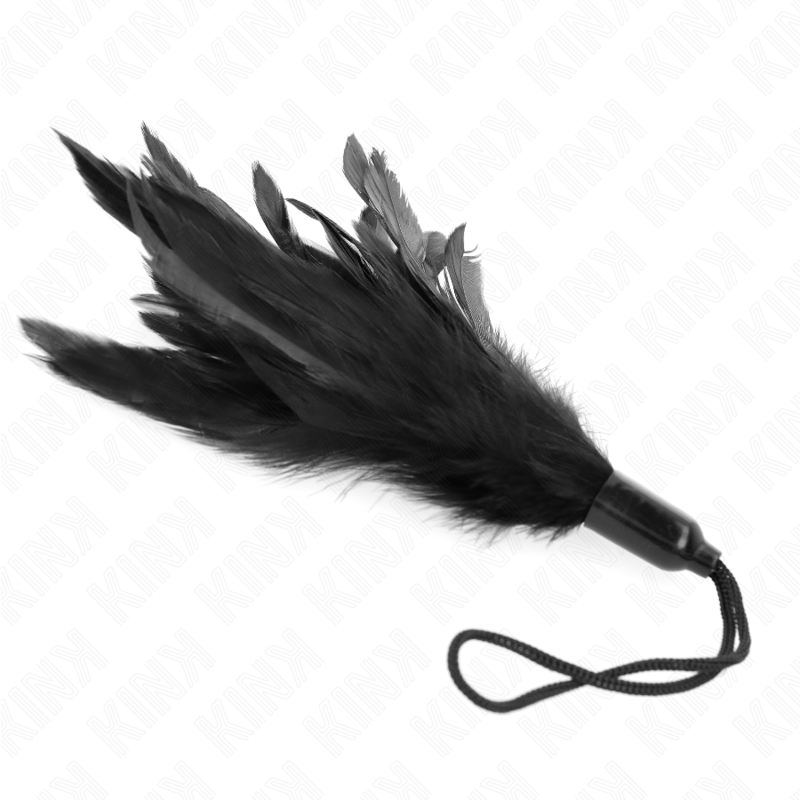 KINK - PLUMES CHACOUILLÉES AVEC MANCHE CORDE BASE PLASTIQUE 15 CM – Image 3