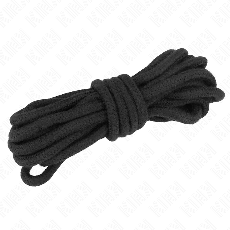 KINK - CORDE EN COTON 10 MÈTRES NOIR – Image 2