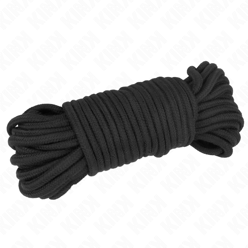 KINK - CORDE EN COTON 20 MÈTRES NOIR – Image 2