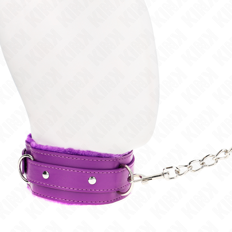 KINK - COLLIER AVEC LAISSE 65 CM AVEC RESTRICTIONS VIOLET 36-42 CM X 5,5 CM – Image 3