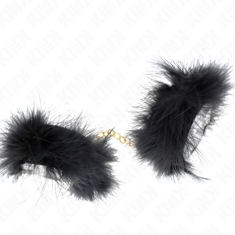 KINK - MANCHETTES EN PLUME AVEC CHAÎNE OR MODÈLE 0 – Image 4