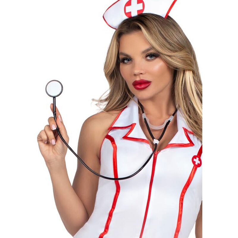 LEG AVENUE - COSTUME D'INFIRMIÈRE EN CHEF BLANC S/M – Image 5