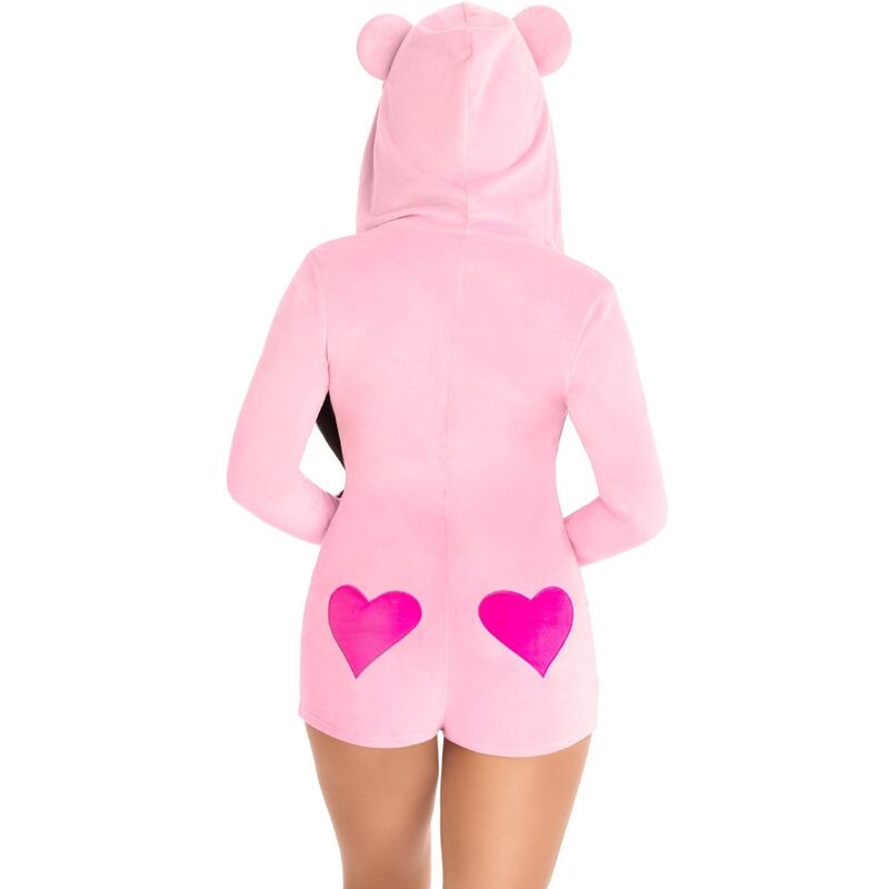 LEG AVENUE - BODY VELOURS OURS EN TEDDY ROSE M – Image 4