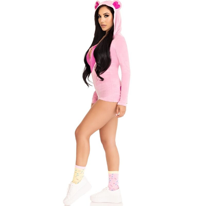 LEG AVENUE - BODY VELOURS OURS EN TEDDY ROSE M – Image 7