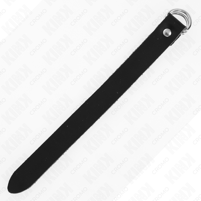 KINK - ANNEAU PÉNIS EN CUIR AVEC FERMETURE À PRESSION 22 X 2 CM – Image 4