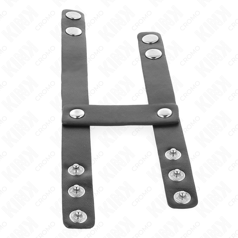 KINK - ANNEAU PÉNIS DOUBLE EN CUIR RÉGLABLE – Image 7