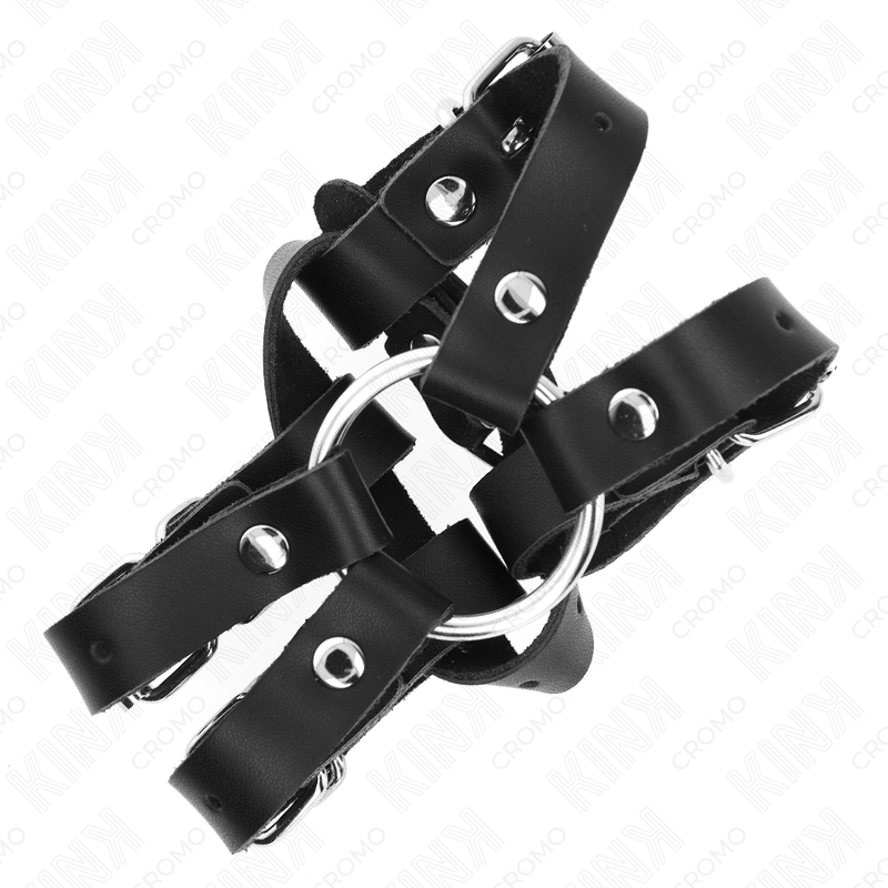 KINK - ANNEAU PÉNIS AVEC PLUSIEURS SANGLES RÉGLABLES – Image 3
